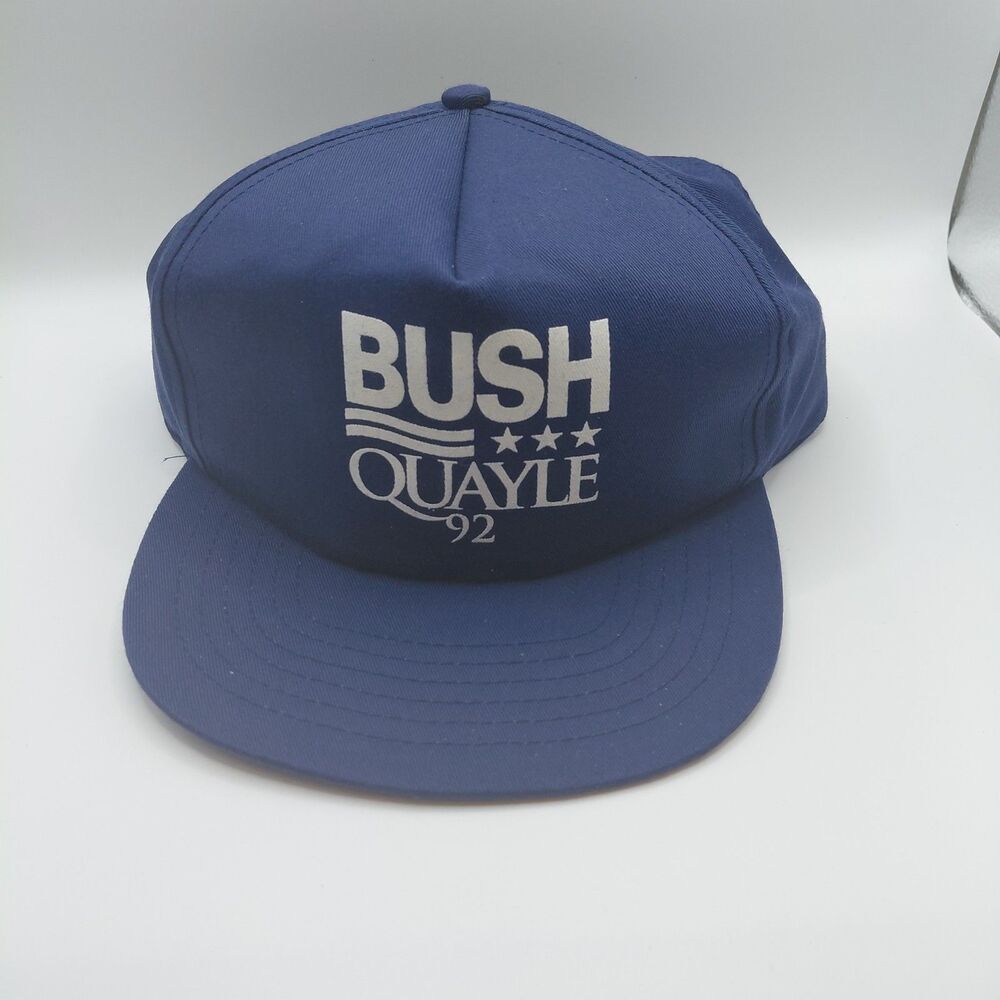 Vintage 1992 President Bush Quayle Election Night Snapback Hat USA Baseball Cap